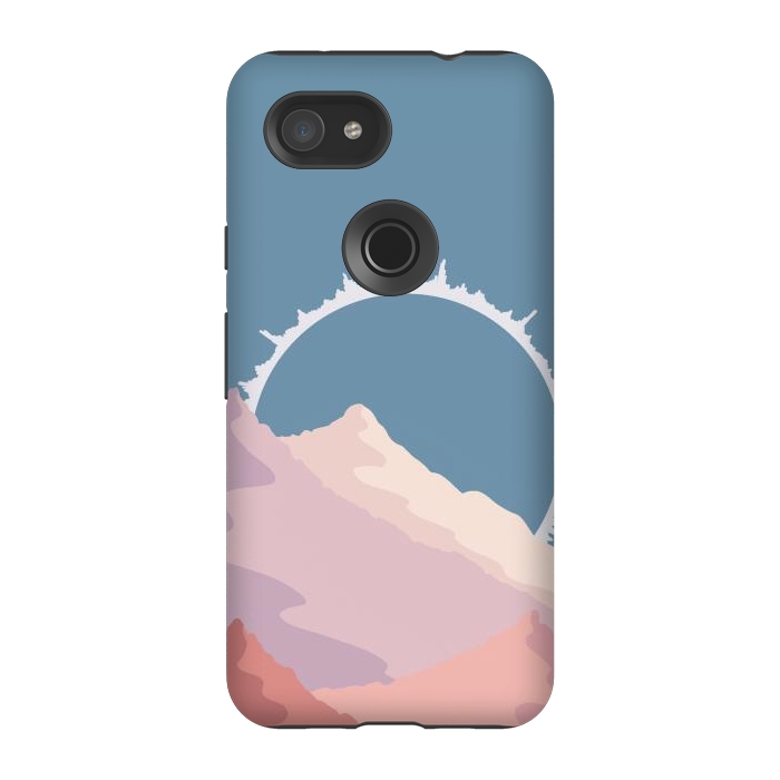 Pixel 3A StrongFit The white edged sun by Steve Wade (Swade)