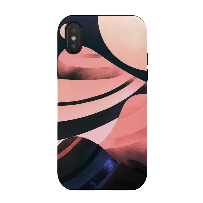 iPhone Xs / X StrongFit The burnt stone hills by Steve Wade (Swade)