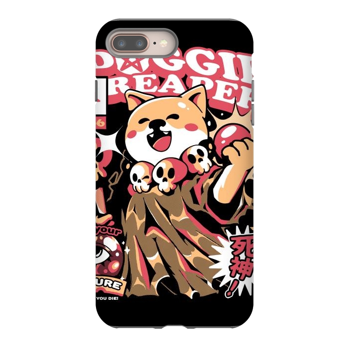 iPhone 7 plus StrongFit Doggie Reaper by Ilustrata