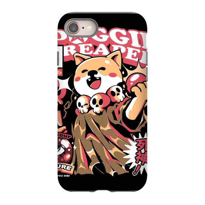 iPhone 8 StrongFit Doggie Reaper by Ilustrata
