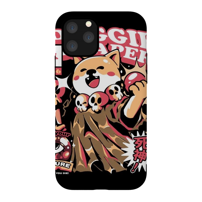 iPhone 11 Pro StrongFit Doggie Reaper by Ilustrata