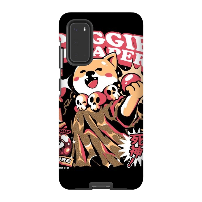 Galaxy S20 StrongFit Doggie Reaper by Ilustrata