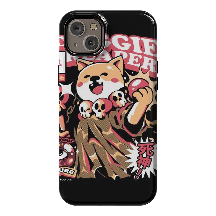 iPhone 14 Plus StrongFit Doggie Reaper by Ilustrata