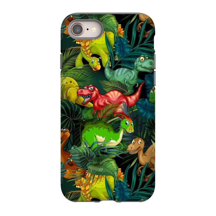 iPhone 8 StrongFit Dinosaur Park by Bledi