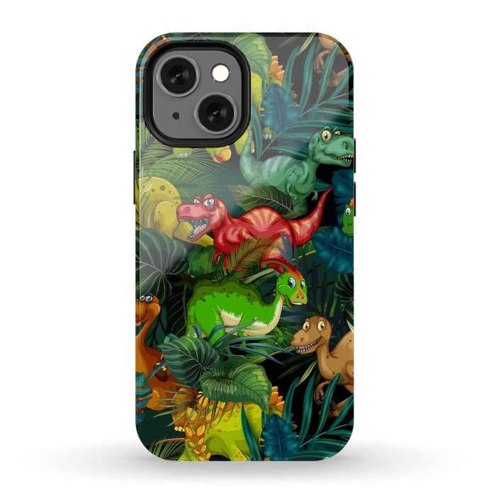 iPhone 12 mini StrongFit Dinosaur Park by Bledi