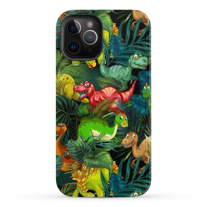 iPhone 12 Pro Max StrongFit Dinosaur Park by Bledi