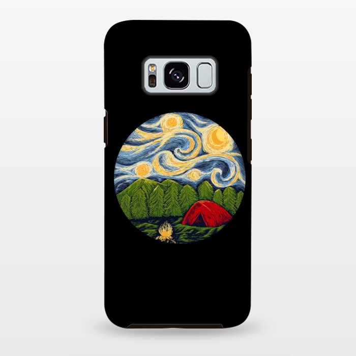 Galaxy S8 plus StrongFit Starry Camping by Afif Quilimo