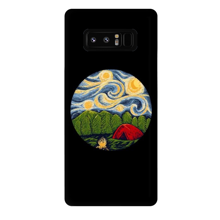 Galaxy Note 8 StrongFit Starry Camping by Afif Quilimo