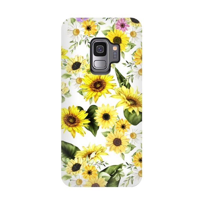 Galaxy S9 StrongFit Sunflower by Bledi
