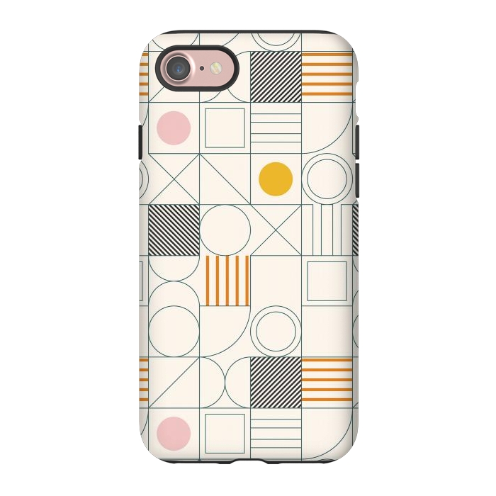 iPhone 7 StrongFit Spring Bauhaus Lines by ArtPrInk