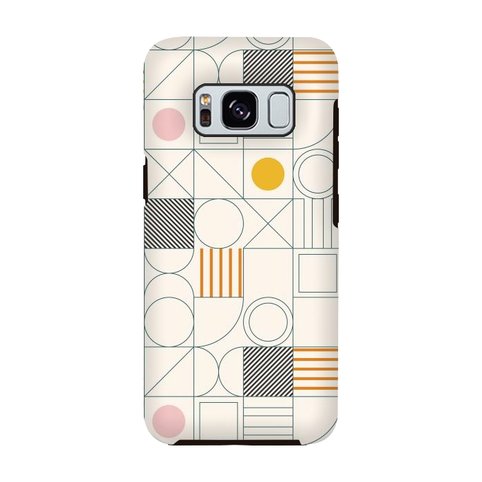 Galaxy S8 StrongFit Spring Bauhaus Lines by ArtPrInk