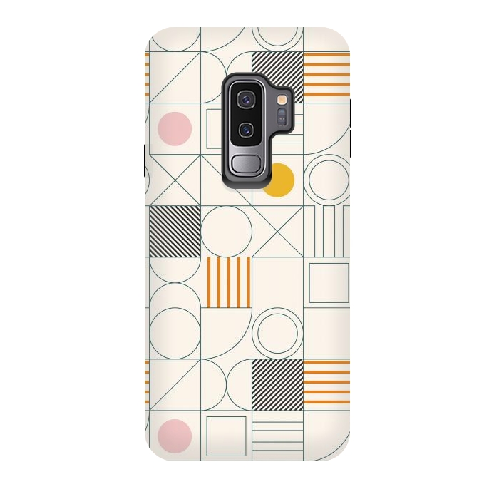 Galaxy S9 plus StrongFit Spring Bauhaus Lines by ArtPrInk