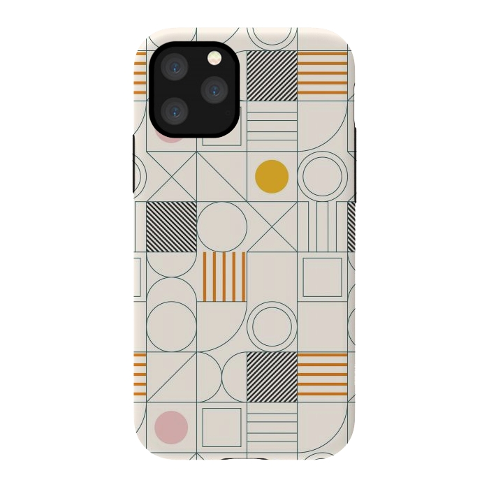 iPhone 11 Pro StrongFit Spring Bauhaus Lines by ArtPrInk