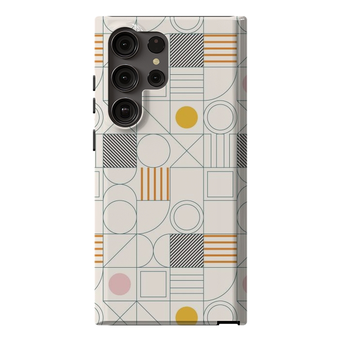 Galaxy S23 Ultra StrongFit Spring Bauhaus Lines by ArtPrInk