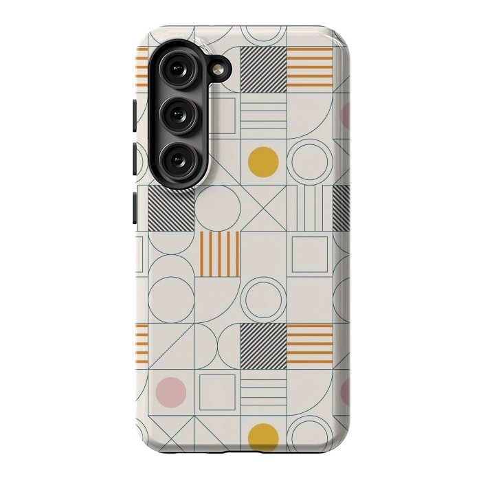 Galaxy S23 StrongFit Spring Bauhaus Lines by ArtPrInk