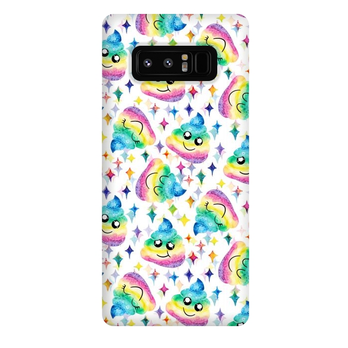Galaxy Note 8 StrongFit Rainbow Poop by gingerlique