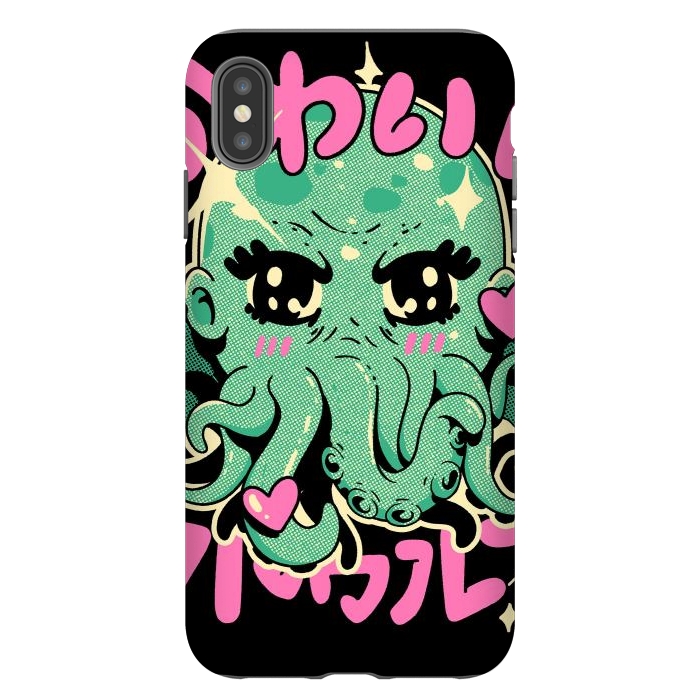 iPhone Xs Max StrongFit Cutethulhu Loves by Ilustrata