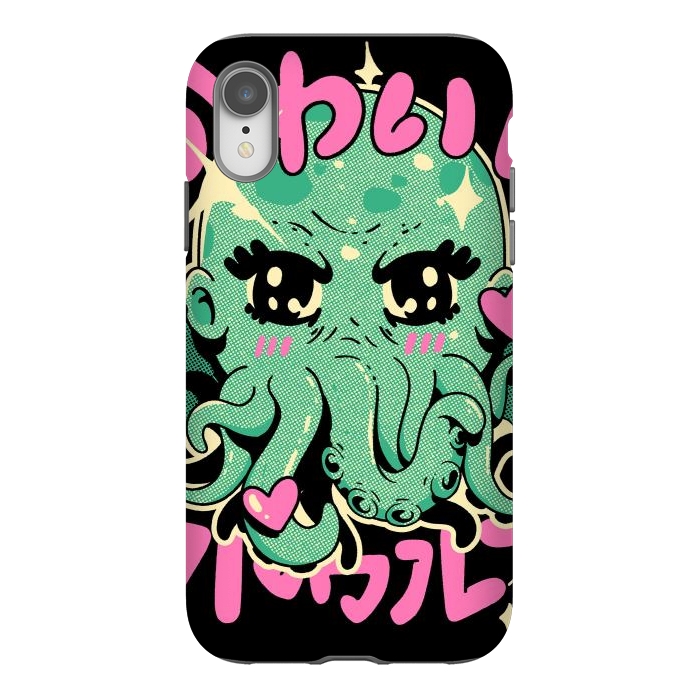 iPhone Xr StrongFit Cutethulhu Loves by Ilustrata
