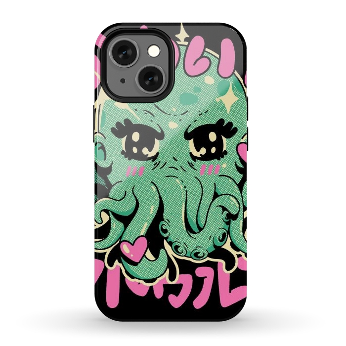 iPhone 12 mini StrongFit Cutethulhu Loves by Ilustrata