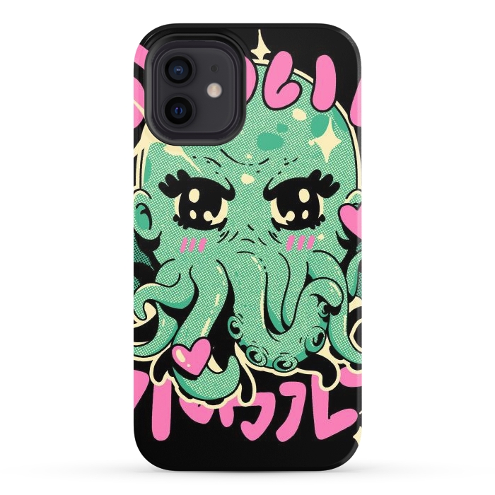 iPhone 12 StrongFit Cutethulhu Loves by Ilustrata