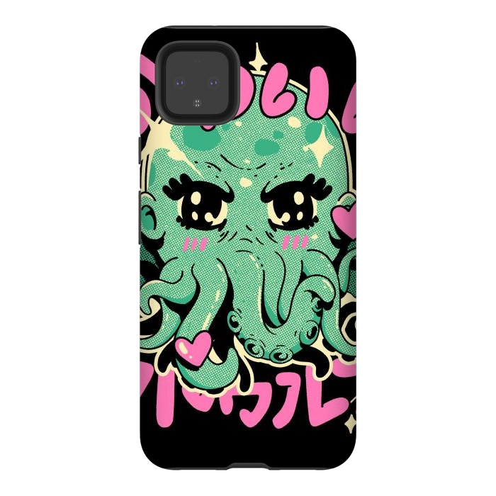 Pixel 4XL StrongFit Cutethulhu Loves by Ilustrata