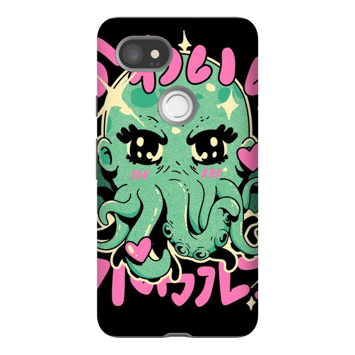 Pixel 2XL StrongFit Cutethulhu Loves by Ilustrata