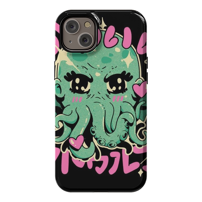 iPhone 14 Plus StrongFit Cutethulhu Loves by Ilustrata