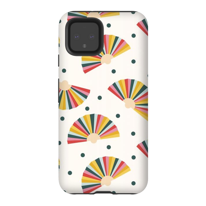 Pixel 4 StrongFit Hand Fans - Colorful by ArtPrInk