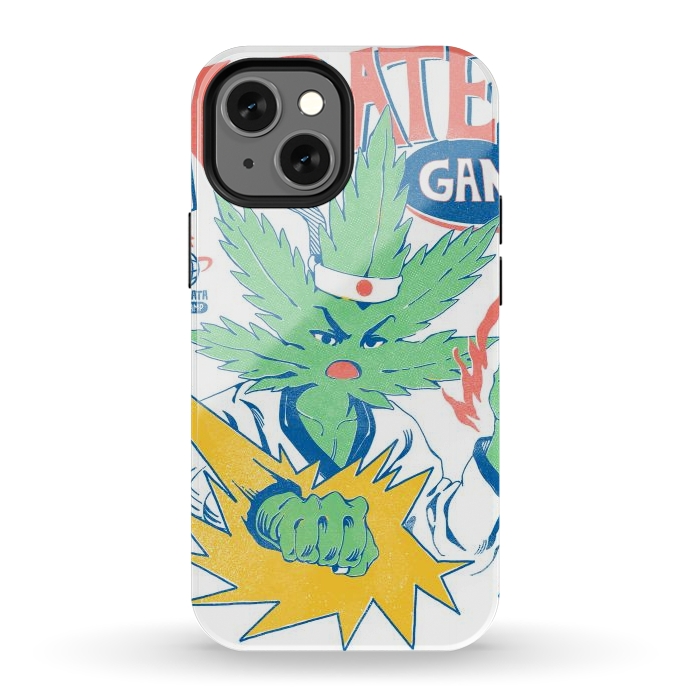 iPhone 12 mini StrongFit Karate Ganja by Ilustrata