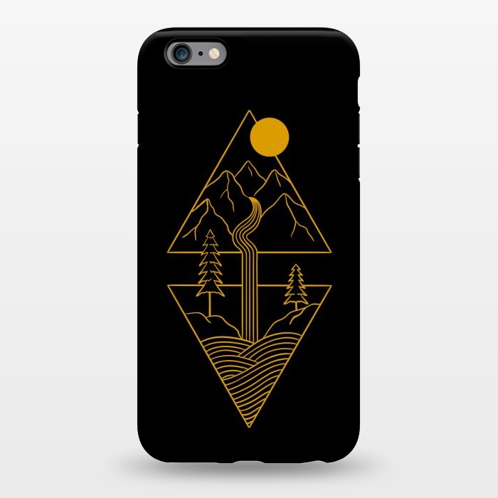 iPhone 6/6s plus StrongFit Nature minimal golden by Coffee Man