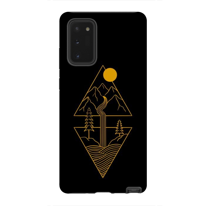Galaxy Note 20 StrongFit Nature minimal golden by Coffee Man