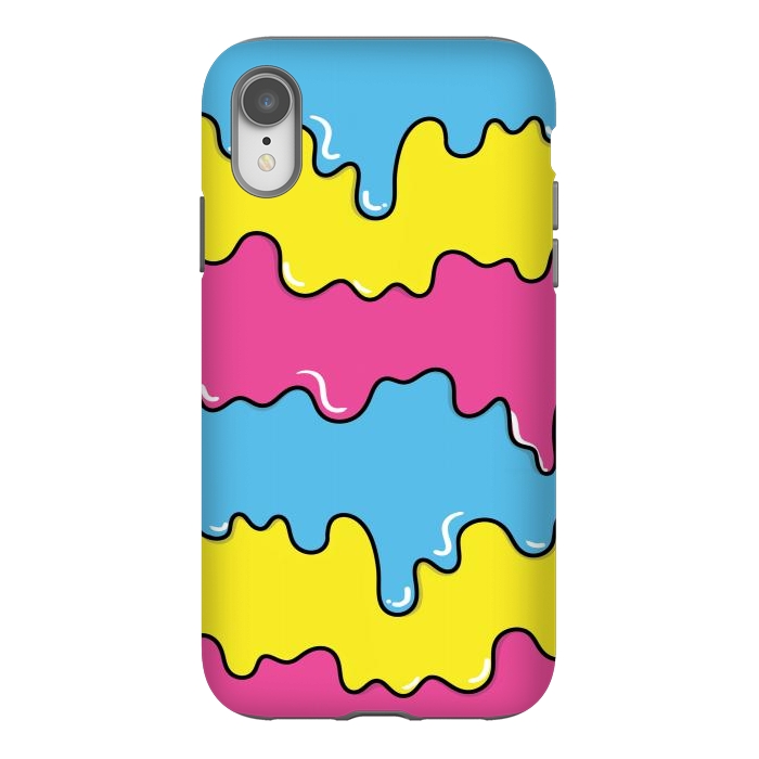 iPhone Xr StrongFit Melted colors by Coffee Man