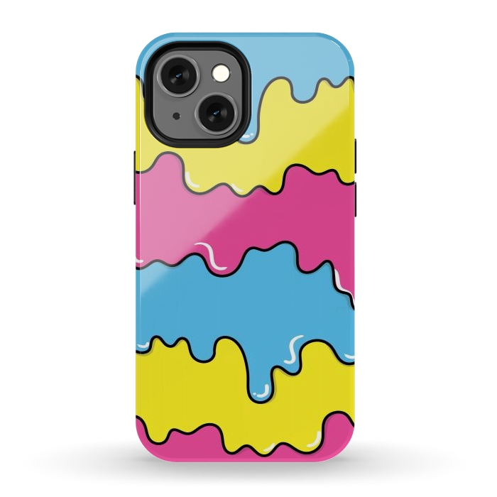 iPhone 12 mini StrongFit Melted colors by Coffee Man