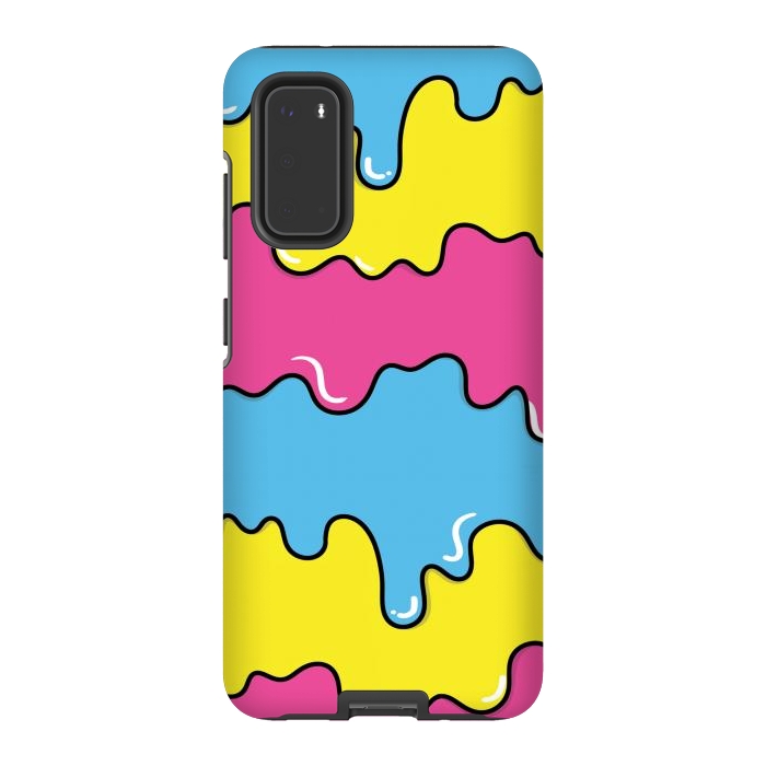 Galaxy S20 StrongFit Melted colors by Coffee Man
