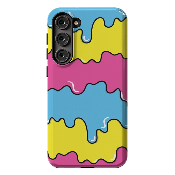 Galaxy S23 Plus StrongFit Melted colors by Coffee Man
