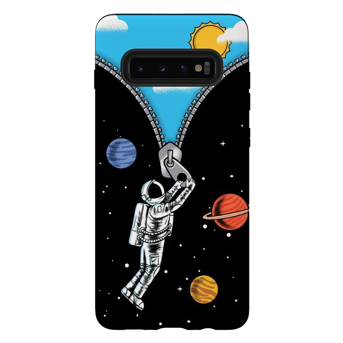 Galaxy S10 plus StrongFit Space and sky by Coffee Man