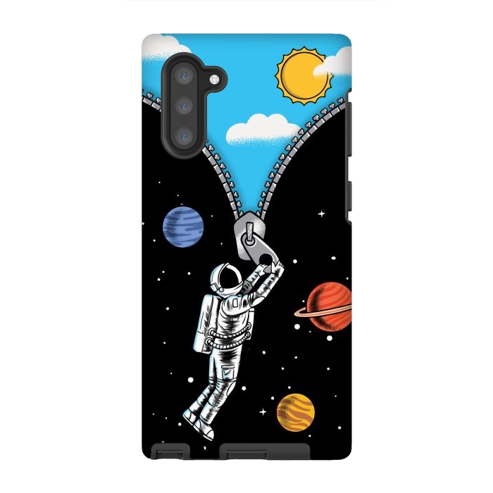 Galaxy Note 10 StrongFit Space and sky by Coffee Man