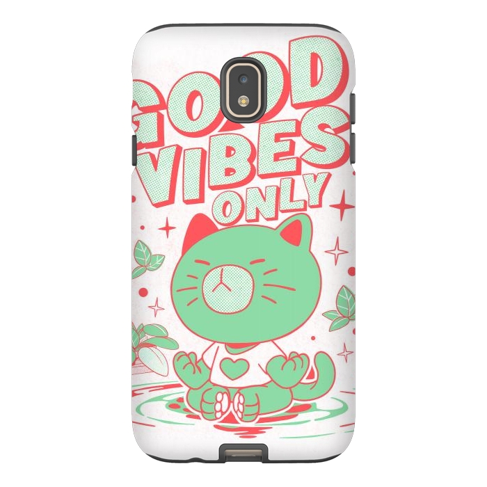 Galaxy J7 StrongFit Good Vibes Only  by Ilustrata