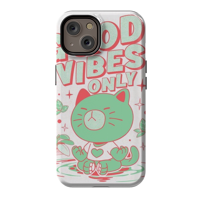 iPhone 14 StrongFit Good Vibes Only  by Ilustrata