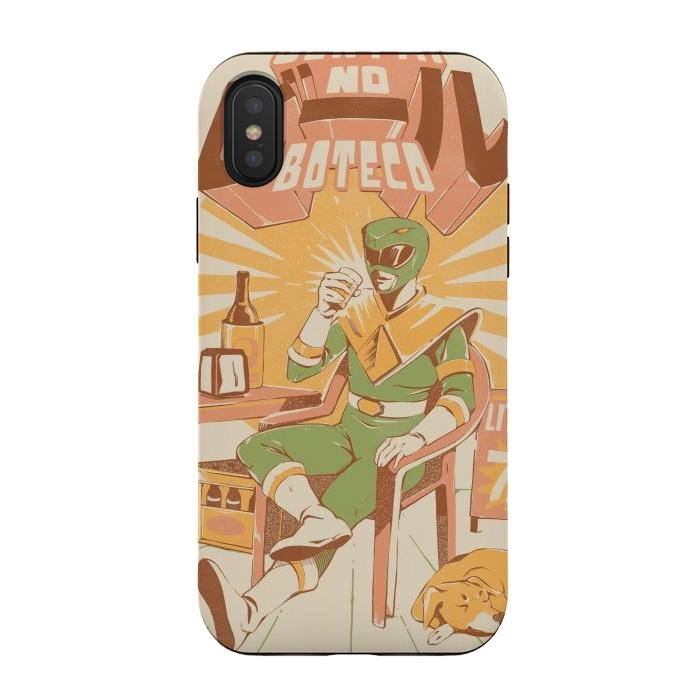 iPhone Xs / X StrongFit Sentai on the Bar by Ilustrata