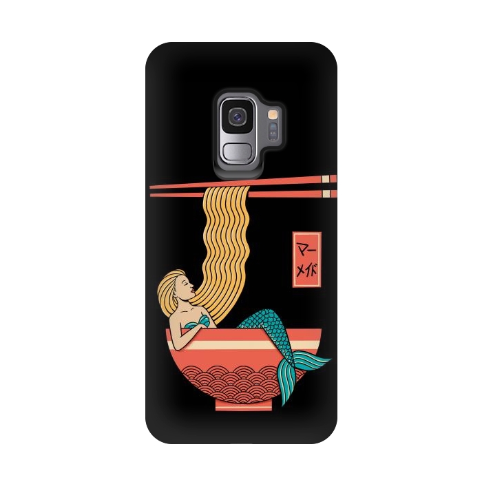 Galaxy S9 StrongFit Mermaid Ramen by Coffee Man