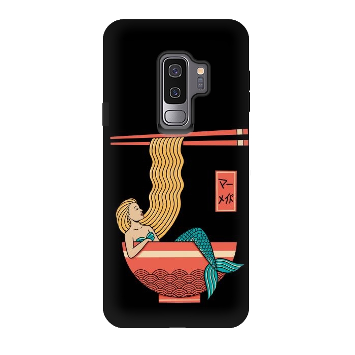 Galaxy S9 plus StrongFit Mermaid Ramen by Coffee Man