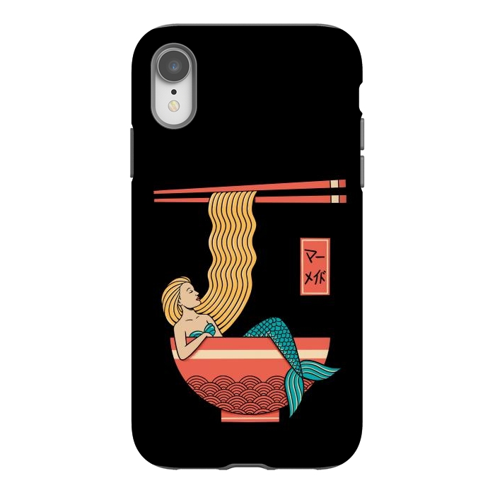 iPhone Xr StrongFit Mermaid Ramen by Coffee Man