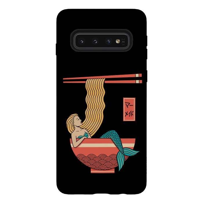 Galaxy S10 StrongFit Mermaid Ramen by Coffee Man