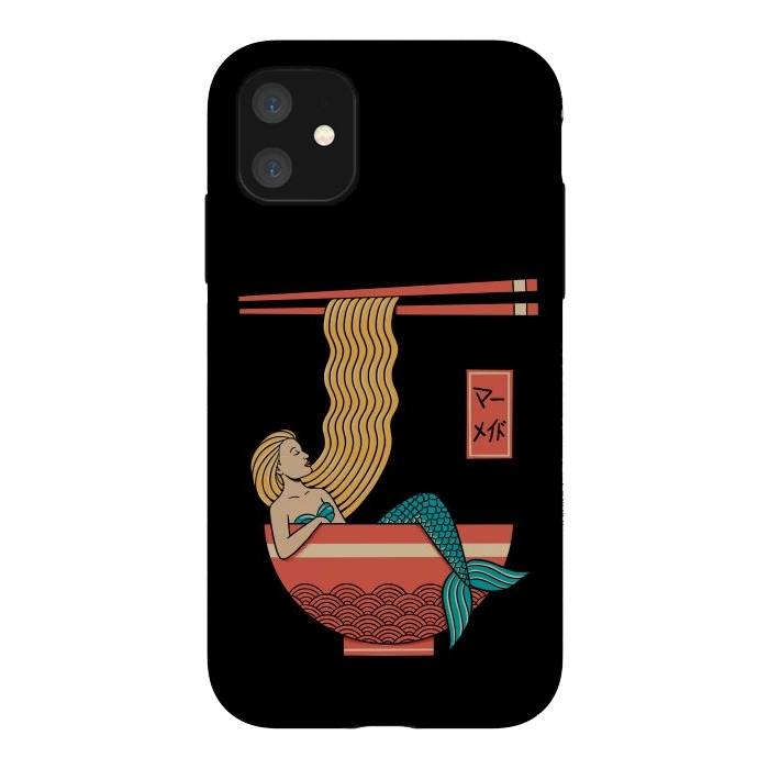 iPhone 11 StrongFit Mermaid Ramen by Coffee Man