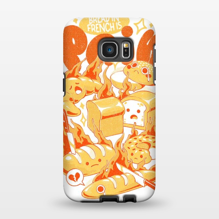Galaxy S7 EDGE StrongFit French Bread by Ilustrata