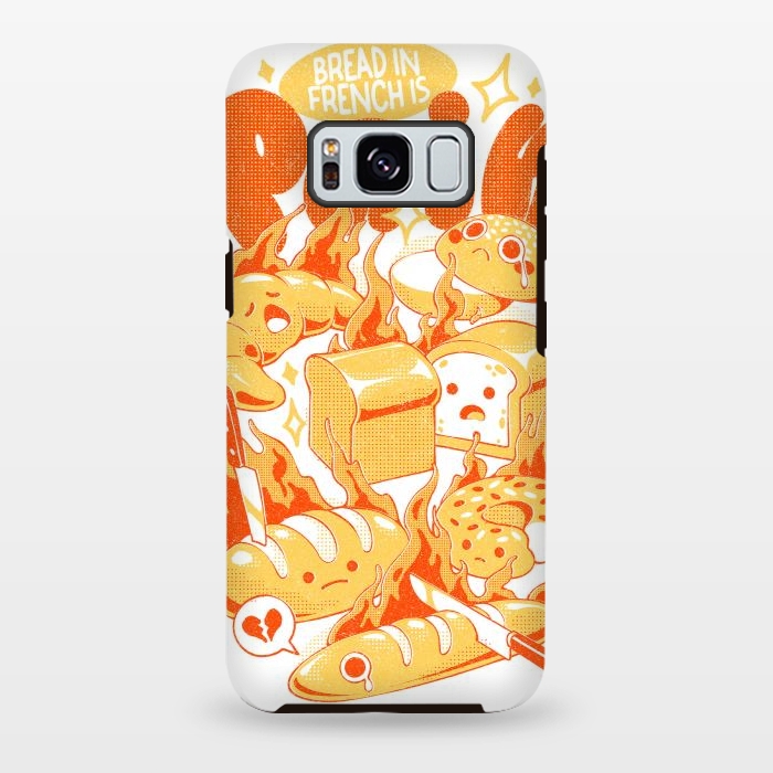 Galaxy S8 plus StrongFit French Bread by Ilustrata