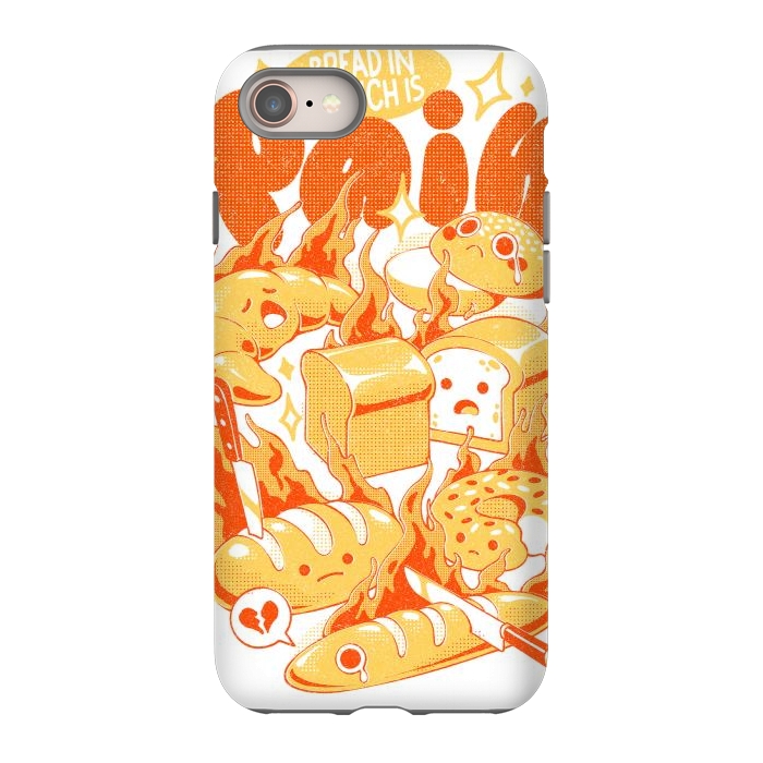 iPhone 8 StrongFit French Bread by Ilustrata