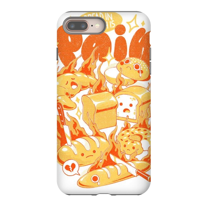 iPhone 8 plus StrongFit French Bread by Ilustrata