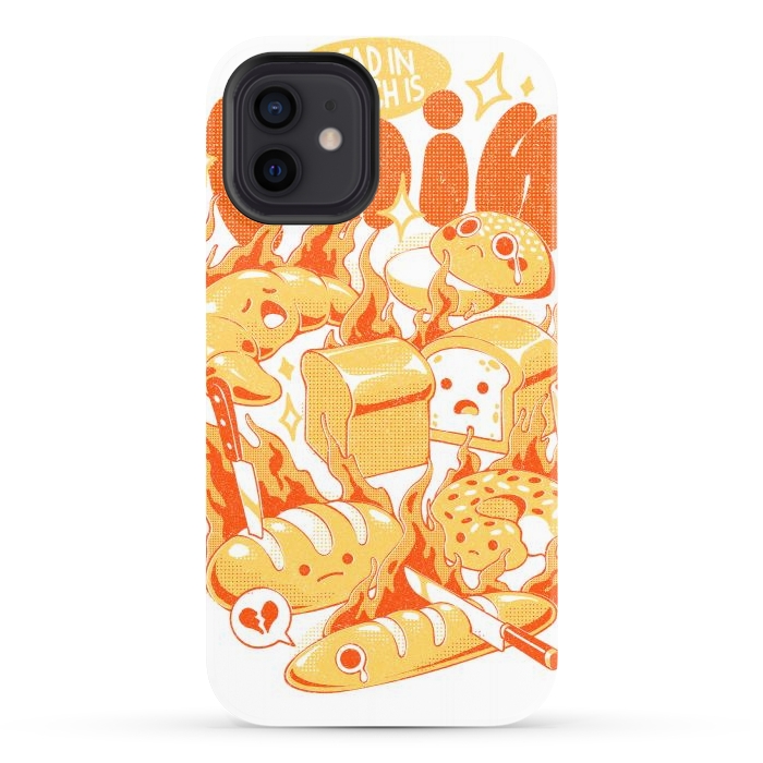 iPhone 12 StrongFit French Bread by Ilustrata